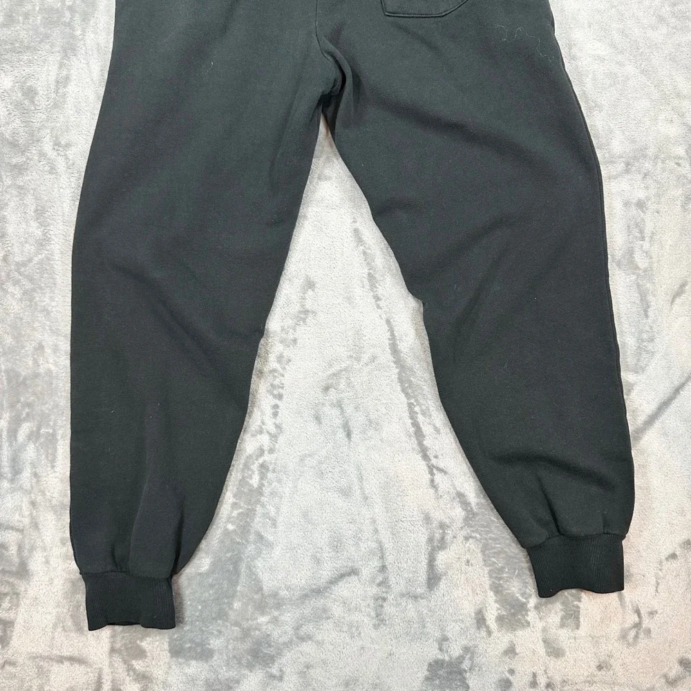 True Religion Mens Black Slim Branded Joggers Sweatpants Logo M 104882